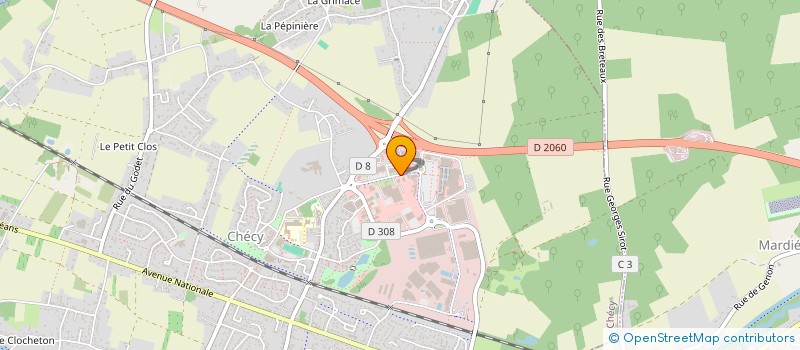 localisation de l'entreprise MONSIEUR ADNENE EDDIR à CHECY
