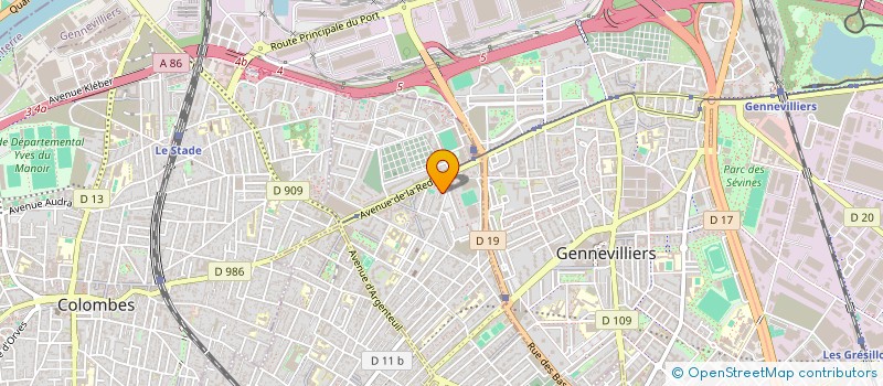 localisation de l'entreprise MONSIEUR ADNENE THABET à ASNIERES-SUR-SEINE