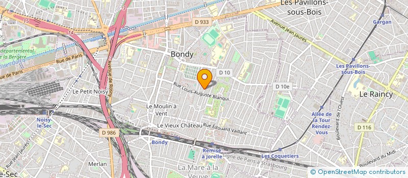 localisation de l'entreprise MONSIEUR ADOLPHE BOESNACH  BONDY