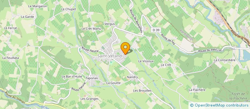 localisation de l'entreprise MONSIEUR ADOLPHE CARTET  SAINT VERAND