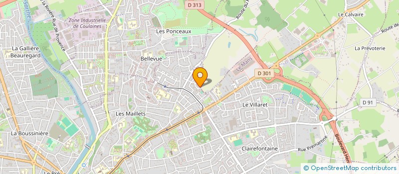 localisation de l'entreprise MONSIEUR ADOLPHE CAZEAUD  LE MANS