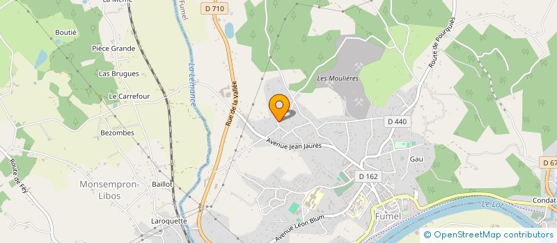 localisation de l'entreprise MONSIEUR ADOLPHE CIESLARCZYK  FUMEL