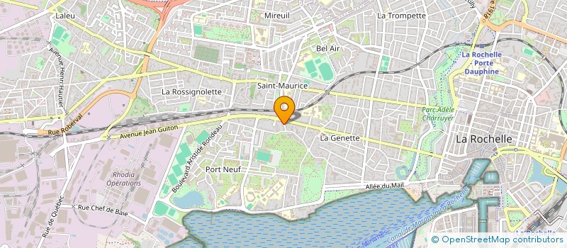 localisation de l'entreprise MONSIEUR ADOLPHE DARGAIN  LA ROCHELLE