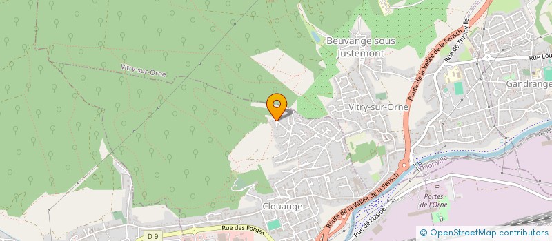 localisation de l'entreprise MONSIEUR ADOLPHE DI EGIDIO  CLOUANGE