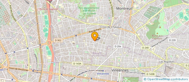 localisation de l'entreprise MONSIEUR ADOLPHE FURAITER  MONTREUIL