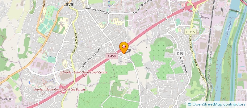 localisation de l'entreprise MONSIEUR ADOLPHE GAILLARD  SAINT-GENIS-LAVAL
