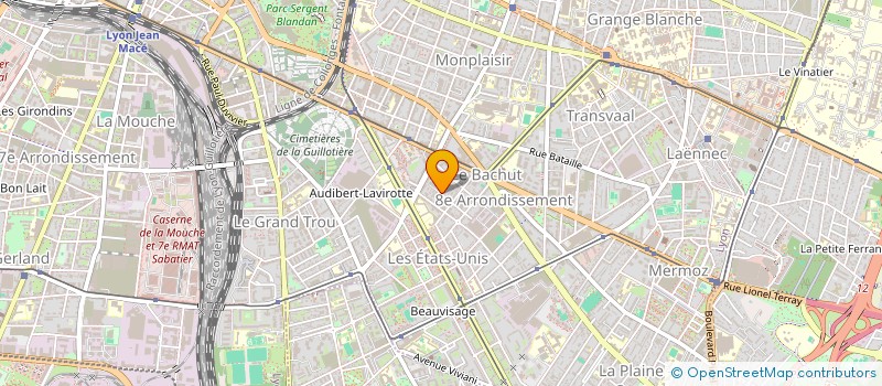 localisation de l'entreprise MONSIEUR ADOLPHE GULLUNI à LYON
