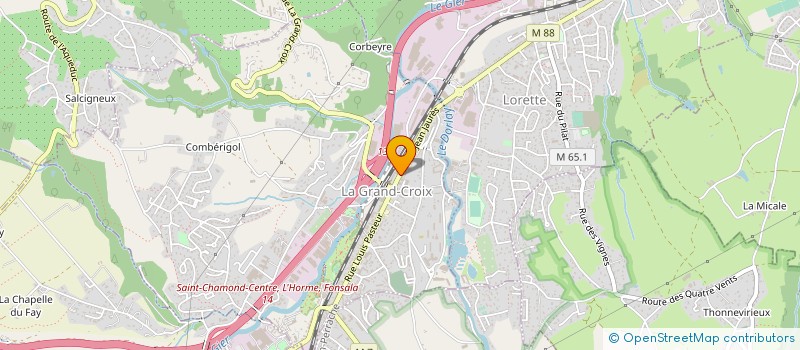 localisation de l'entreprise MONSIEUR ADOLPHE KOCH  SAINT-PAUL-EN-JAREZ