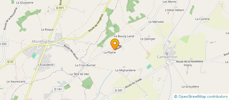 localisation de l'entreprise MONSIEUR ADOLPHE LEDENTU  CAMBERNON