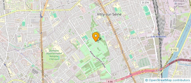 localisation de l'entreprise MONSIEUR ADOLPHE MALLA  VITRY-SUR-SEINE