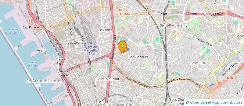 localisation de l'entreprise MONSIEUR ADOLPHE PANNOCCHIA à MARSEILLE