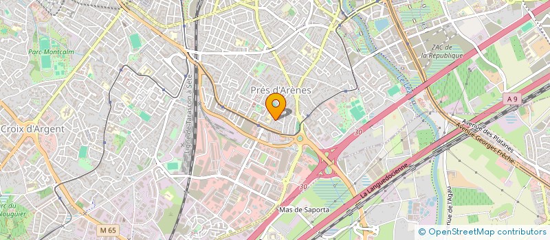 localisation de l'entreprise MONSIEUR ADOLPHE SARIVIERE à MONTPELLIER