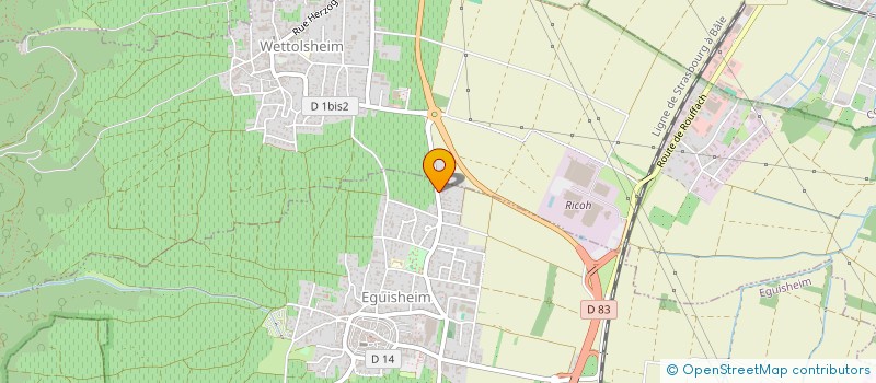 localisation de l'entreprise MONSIEUR ADOLPHE SCHOEPFER  EGUISHEIM