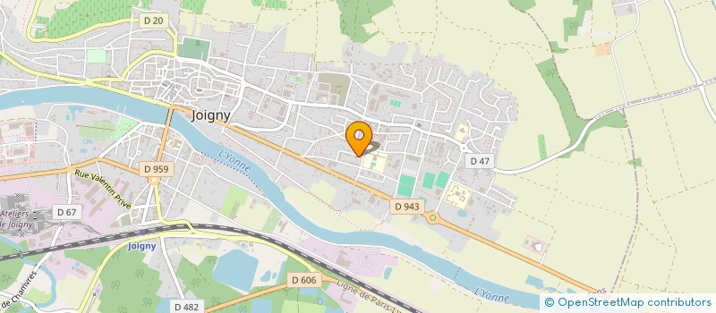 localisation de l'entreprise MONSIEUR ADON BIASSI à JOIGNY