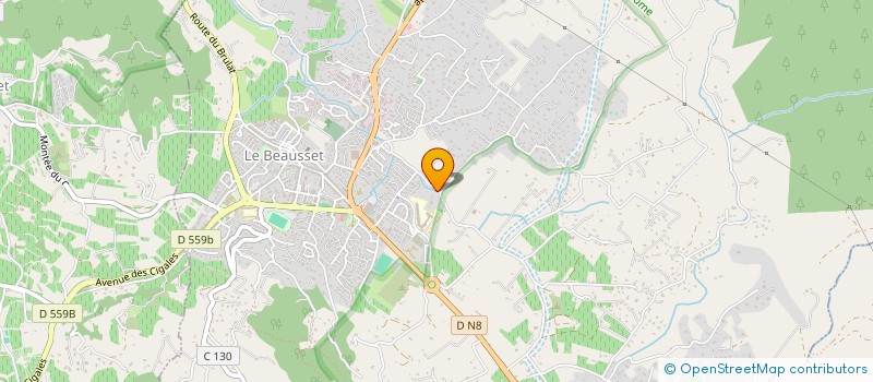 localisation de l'entreprise MONSIEUR ADONAY BERNERD  LE BEAUSSET