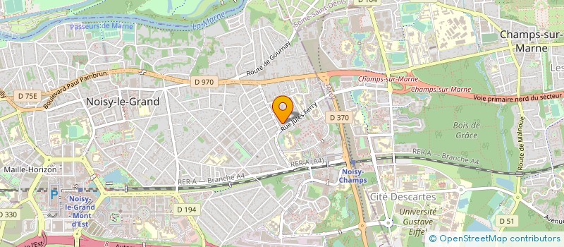 localisation de l'entreprise MONSIEUR ADONIS ALAMEDDINE à NOISY-LE-GRAND