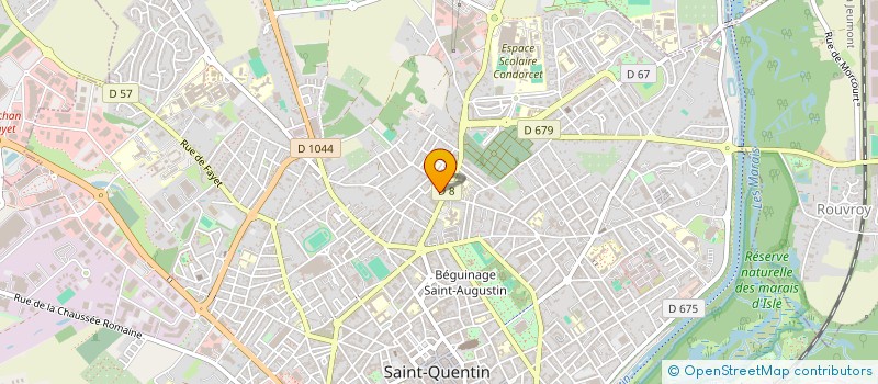localisation de l'entreprise MONSIEUR ADONIS COSPIN à SAINT-QUENTIN