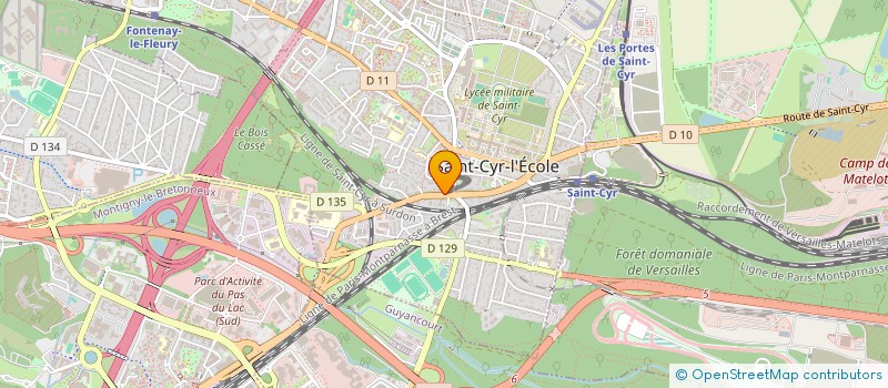 localisation de l'entreprise MONSIEUR ADONIS NDOLO  SAINT-CYR-L'ECOLE