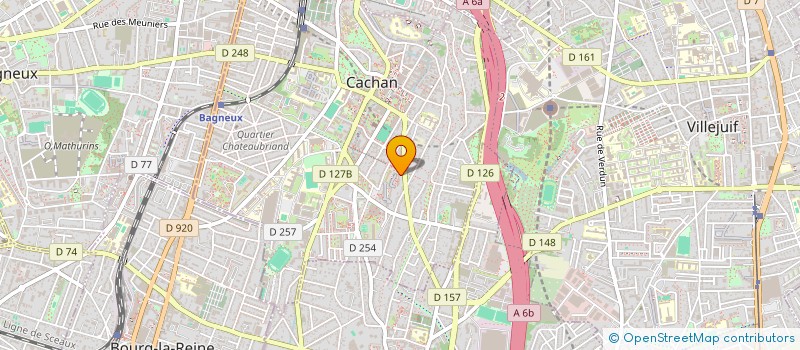 localisation de l'entreprise MONSIEUR ADONIS RANDRIANANDRIANINA  CACHAN