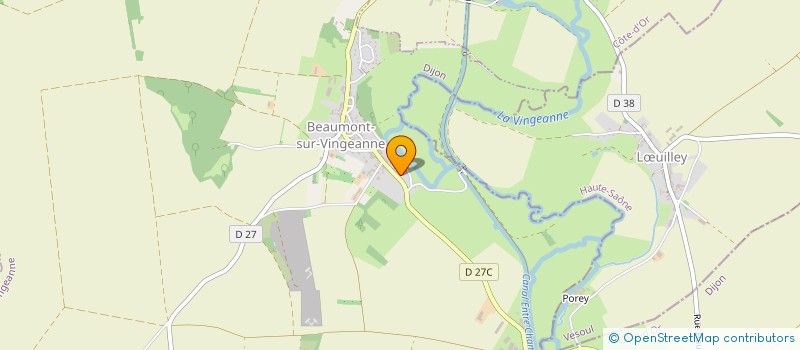 localisation de l'entreprise MONSIEUR ADONIS ROUHAUD  BEAUMONT-SUR-VINGEANNE