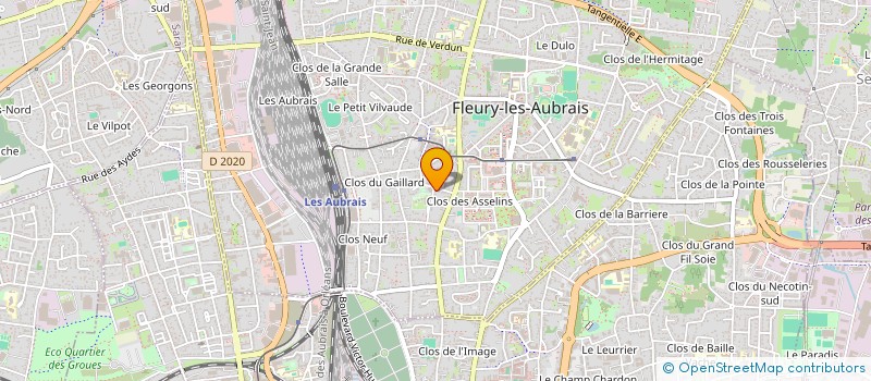 localisation de l'entreprise MONSIEUR ADONIS ROULET à FLEURY-LES-AUBRAIS