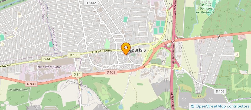 localisation de l'entreprise MONSIEUR ADONIS TAHA  VILLEPARISIS