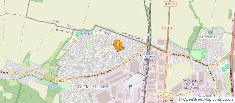 localisation de l'entreprise MONSIEUR ADOTE GOEH-AKUE  FOSSES