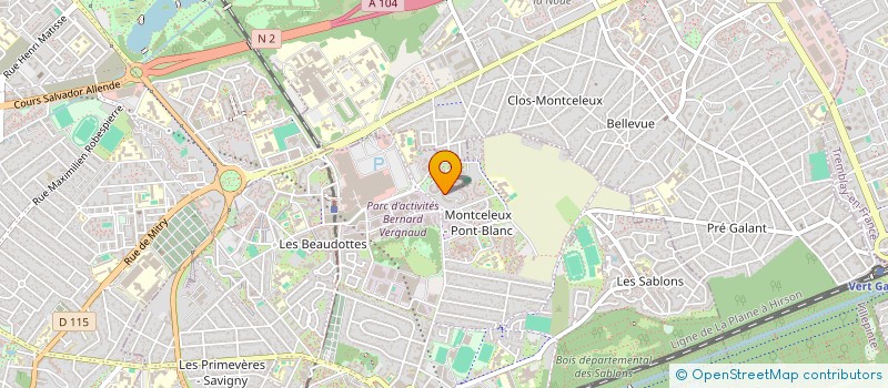 localisation de l'entreprise MONSIEUR ADOTE MIZENAWOE AKOUETE-AKUE à SEVRAN