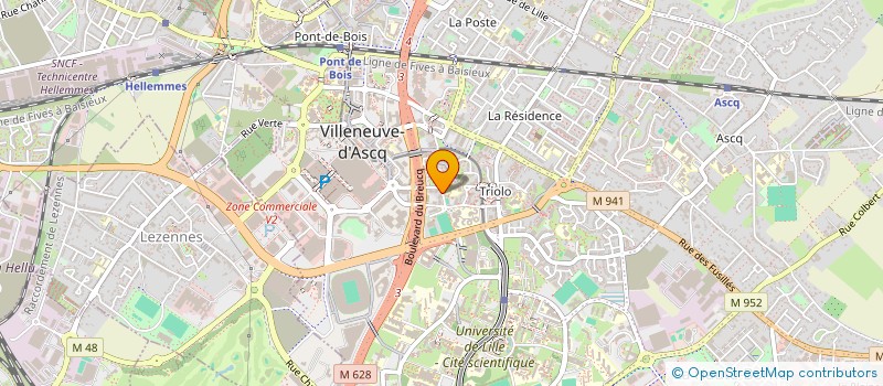 localisation de l'entreprise MONSIEUR ADRAME DIAGNE à VILLENEUVE-D'ASCQ