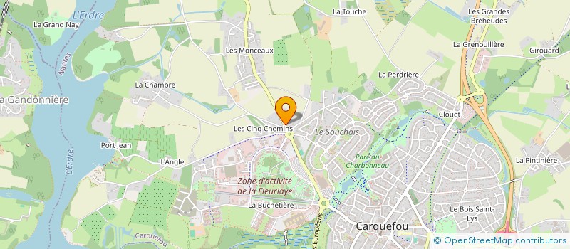 localisation de l'entreprise MONSIEUR ADRI CONSTANT à CARQUEFOU