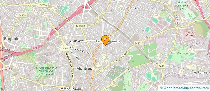 localisation de l'entreprise MONSIEUR ADRIAN ADAM KOWAL à MONTREUIL