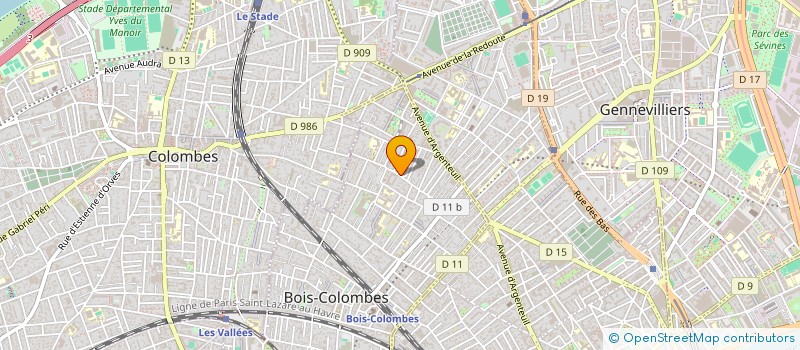 localisation de l'entreprise MONSIEUR ADRIAN ANDRUSCEAC à BOIS COLOMBES