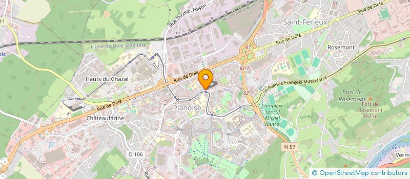 localisation de l'entreprise MONSIEUR ADRIAN ANSALAM  BESANCON