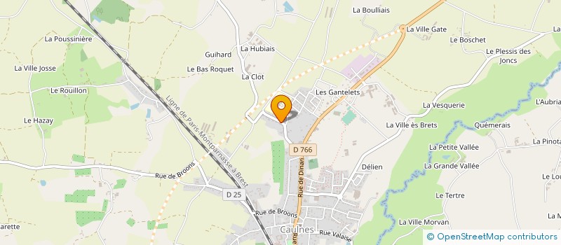 localisation de l'entreprise MONSIEUR ADRIAN BAKER à CAULNES