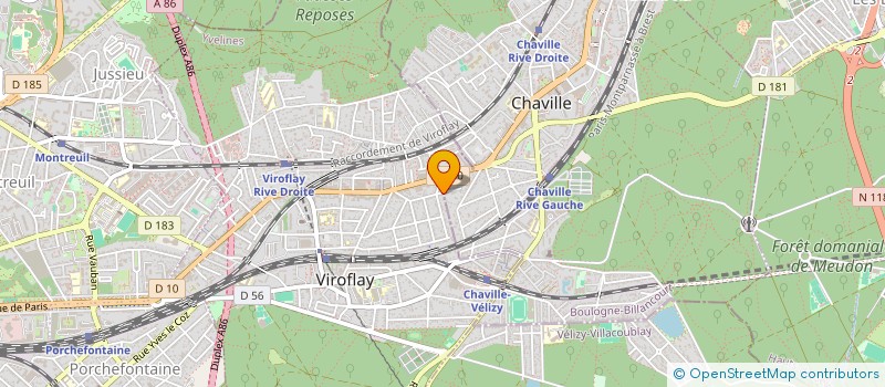 localisation de l'entreprise MONSIEUR ADRIAN BARAN à VIROFLAY