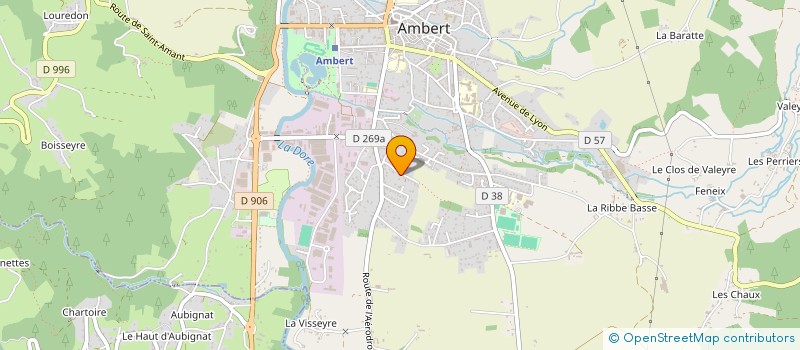 localisation de l'entreprise MONSIEUR ADRIAN BARRIER à AMBERT