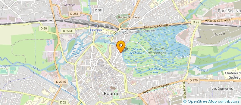 localisation de l'entreprise MONSIEUR ADRIAN BIBA  BOURGES