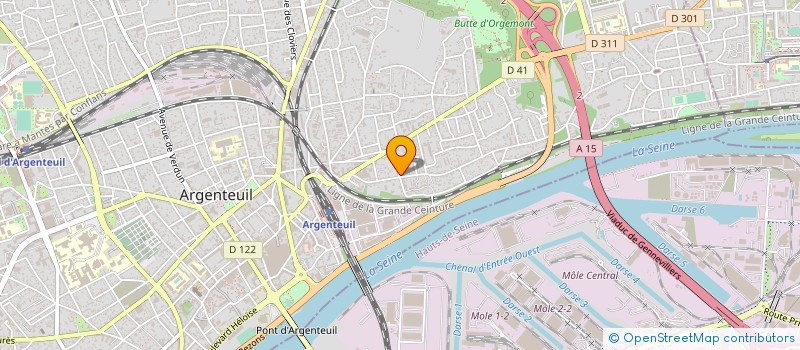 localisation de l'entreprise MONSIEUR ADRIAN BODIU  ARGENTEUIL