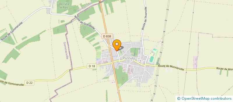 localisation de l'entreprise MONSIEUR ADRIAN BOTEZAT  PUSSAY