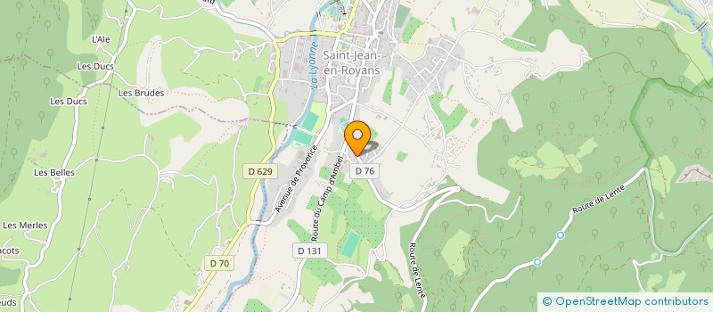 localisation de l'entreprise MONSIEUR ADRIAN BOUCHER  SAINT-JEAN-EN-ROYANS