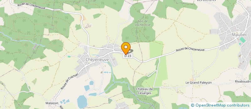 localisation de l'entreprise MONSIEUR ADRIAN BOUR  CHEZENEUVE