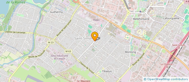 localisation de l'entreprise MONSIEUR ADRIAN BRIQUET à TOULOUSE