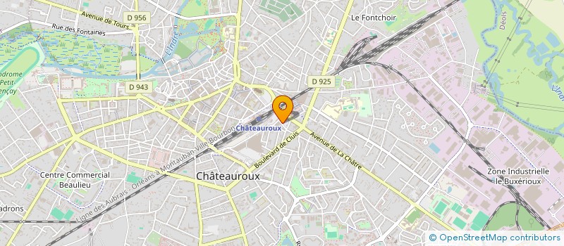 localisation de l'entreprise MONSIEUR ADRIAN CAILLEAUX à CHATEAUROUX