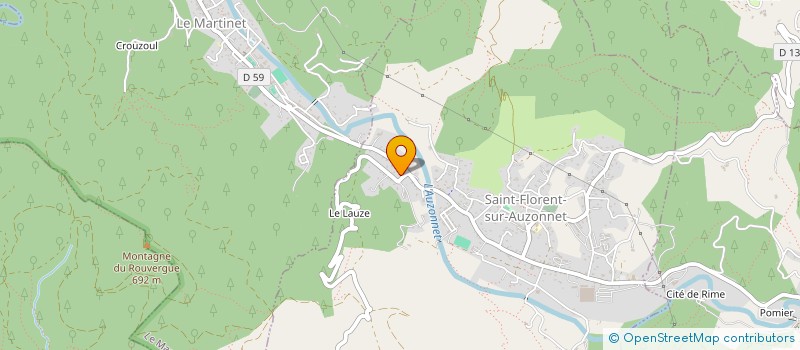 localisation de l'entreprise MONSIEUR ADRIAN CASTOR à SAINT-FLORENT-SUR-AUZONNET