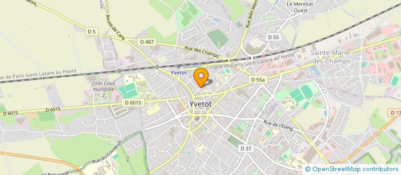 localisation de l'entreprise MONSIEUR ADRIAN CHAVANNE à YVETOT