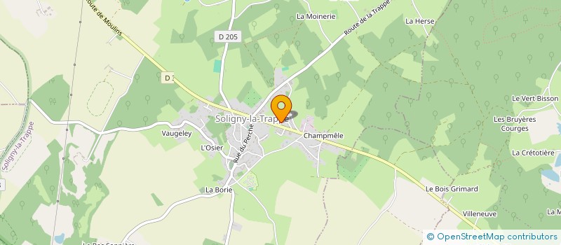 localisation de l'entreprise MONSIEUR ADRIAN CIOLPONEA à SOLIGNY-LA-TRAPPE
