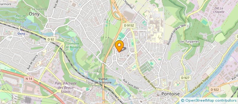 localisation de l'entreprise MONSIEUR ADRIAN CORENTO  PONTOISE