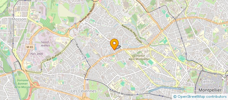 localisation de l'entreprise MONSIEUR ADRIAN CUJBA à MONTPELLIER