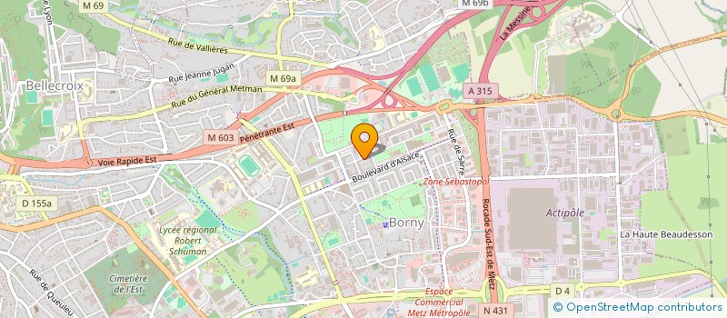 localisation de l'entreprise MONSIEUR ADRIAN DOGARU  METZ