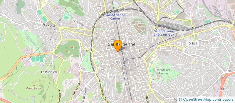 localisation de l'entreprise MONSIEUR ADRIAN FRETAY  SAINT-ETIENNE